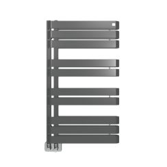 Terma Warp S koupelnový radiátor designově 85x50 cm černá WGWAS085050KS95GD