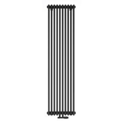 Luxrad Columnus 2 dekorativní radiátor 180x47 cm podłączenie spodní černá COL21800470S040ZDC