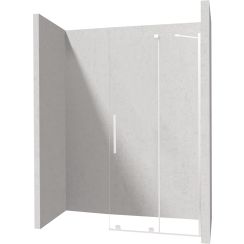Deante Prizma sprchová zástěna walk-in 120 cm bílá matný/průhledné sklo KTJ_A32R