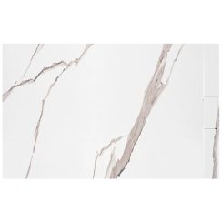 Rea Bazalt Carrara White obdélníková sprchová vanička 80x100 cm bílá-béžová REA-K7000
