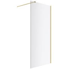 Excellent Vidoq sprchová zástěna walk-in 90 cm zlatá lesk/průhledné sklo KAEX.1506.900.LP.GL