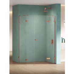 New Trendy Eventa Copper Shine sprchový kout 150x80 cm obdélníkový měděná lesk/průhledné sklo EXK-6460