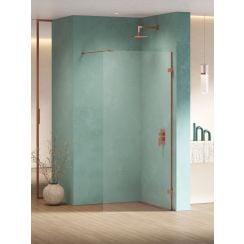 New Trendy Eventa Copper Shine sprchová zástěna walk-in 140 cm měděná lesk/průhledné sklo EXK-6527