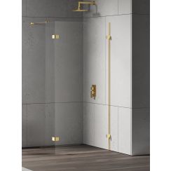 New Trendy Eventa Gold Shine sprchová zástěna walk-in 70 cm zlatá lesk/průhledné sklo EXK-4850