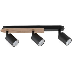 TK Lighting Cover stropní světlo 3x10 W černá 4675