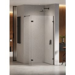 New Trendy Eventa Black Chrome sprchová zástěna walk-in 60 cm černá lesk/průhledné sklo EXK-6306