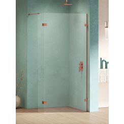 New Trendy Eventa Copper Shine sprchová zástěna walk-in 90 cm měděná lesk/průhledné sklo EXK-6534