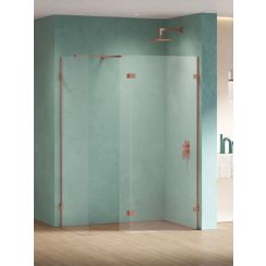 New Trendy Eventa Copper Shine sprchová zástěna walk-in 140 cm měděná lesk/průhledné sklo EXK-6558