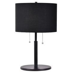 Light Prestige Fogo stolní lampa 2x15 W černá LP03042TBK