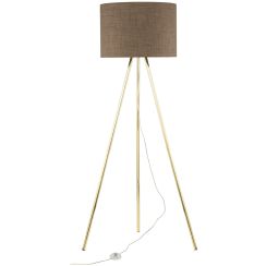 TK Lighting Umberto stojací lampa 1x15 W hnědá 16032