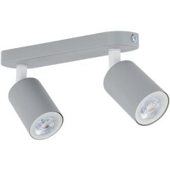 TK Lighting Livia stropní světlo 2x10 W šedá 10241