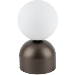 TK Lighting Miki dětská noční lampička 1x8 W bílá-hnědá 16043
