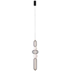 MaxLight Bora závěsné svítidlo 1x28 W černá-zlatá P0592