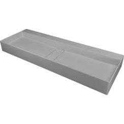 Deante Blur umyvadlo 100x40 cm obdélníkový na pult šedá/kámen CQB_SU1S