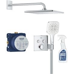 Sada sprchová sada Grohe Precision Smartcontrol 34876000, čisticí prostředek na chrom Grohe 48166000