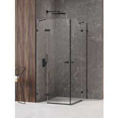 New Trendy Avexa Black XR sprchový kout 120x100 cm obdélníkový černá matný/průhledné sklo EXK-6931