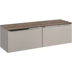 Sada skříňka Comad Santa Fe Taupe SANTA FE TAUPE 82-80-B-2S, deska na skříňku Comad Sante Fe Oak SANTAFEOAK89-160-A