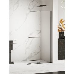 New Trendy Smart Black sprchová zástěna walk-in 140 cm černá matný/průhledné sklo EXK-6680