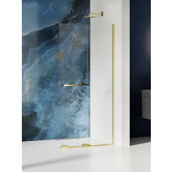 New Trendy Smart Light Gold sprchová zástěna walk-in 150 cm zlatá lesk/průhledné sklo EXK-6734