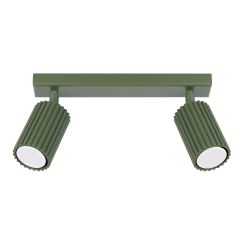 Sollux Lighting Karbon stropní světlo 2x10 W zelená SL.1618