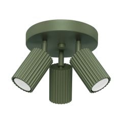 Sollux Lighting Karbon stropní světlo 3x10 W zelená SL.1620