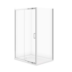 Cersanit Iva sprchový kout s vaničkou 120x90 cm obdélníkový chrom lesk/průhledné sklo S601-248