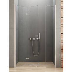 New Trendy New Soleo sprchové dveře 130 cm skládací chrom lesk/průhledné sklo D-0154A/D-0094B