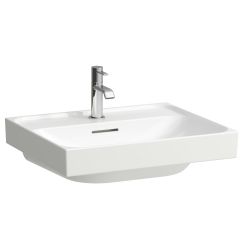 Laufen Meda umyvadlo 55x46 cm obdélníkový klasický-nábytkový bílá lesk H8101124001091