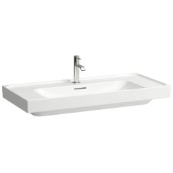 Laufen Meda umyvadlo 100x46 cm obdélníkový klasický-nábytkový bílá lesk H8101190001041