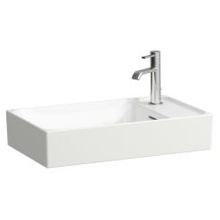 Laufen Meda umyvadlo 60x35 cm obdélníkový na pult bílá lesk H8121134001141