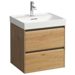 Laufen Meda skříňka 53.4x44.8x51.5 cm pod umyvadlo závěsná dub H4215620112671