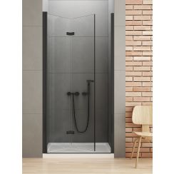 New Trendy New Soleo Black sprchové dveře 70 cm skládací černá matný/průhledné sklo D-0219A