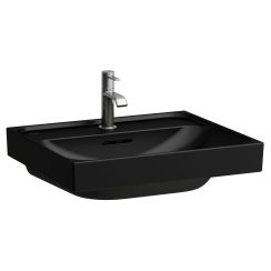 Laufen Meda umyvadlo 55x46 cm obdélníkový klasický černá matný H8161127161041
