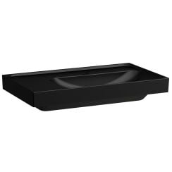 Laufen Meda umyvadlo 80x46 cm obdélníkový klasický-nábytkový černá matný H8171157161091