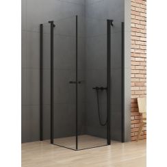 New Trendy New Soleo Black sprchový kout 120x90 cm obdélníkový černá matný/průhledné sklo K-0555