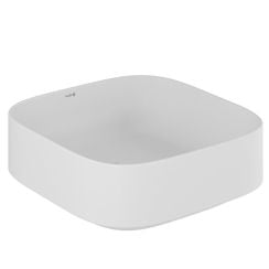 Kludi Resa C umyvadlo se zátkou 40x40 cm čtvercový na pult bílá 58CW3053