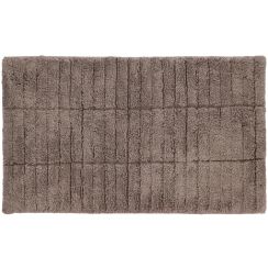 Zone Denmark Tiles koupelnová podložka 80x50 cm obdélníkový hnědá 26452