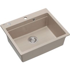Quadron Kurt 110 dřez graniteq 59.5x50 cm béžová HCQ5052BEZP