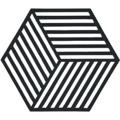Zone Denmark Hexagon kuchyňský stojánek 16x14x cm černá 330135