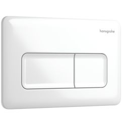 Hansgrohe iFrame Original Q splachovací tlačítko pro WC bílá 66001450
