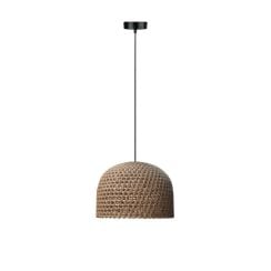Light Prestige Kanso závěsné svítidlo 1x15 W ratan LP-2025/1P 50 cm