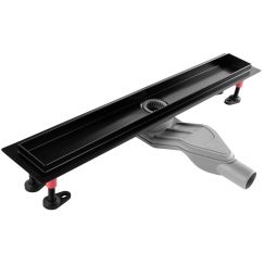 Rea Neox Superflow odtokový žlábek 90 cm černá REA-G7808