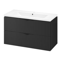 Cersanit (produkt bez serii) umyvadla se skříňkou 100 cm černá S801588
