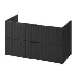 Cersanit Tirso skříňka 99.4x44.6x57.2 cm pod umyvadlo závěsná černá S1017-012