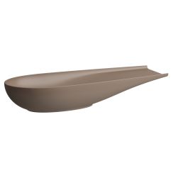 Laufen Il Bagno Alessi umyvadlo 100x38 cm oválné na pult hnědá/béžová H8189741881121