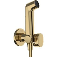 Hansgrohe Bidette baterie s bidetovou sprchou pod omítku zlatá 29232990