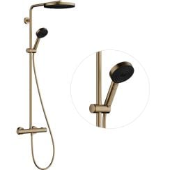 Hansgrohe Pulsify S sprchová sada na stěnu s termostatem s dešťovou sprchou || 24236140