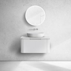 Oltens Hamnes skříňka 80x46x39 cm pod umyvadlo závěsná bílá 60023000