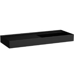 Laufen Kartell umyvadlo 120x46 cm obdélníkový klasický černá H8133337161121