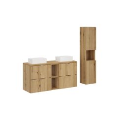 Sada skříňka Comad Nova Oak NOVA OAK A 82-50-2S, skříňka Comad Nova Oak NOVA OAK A 80-03-2D(W80-01A), NOVA OAK 81-20-39, UN-GAJA35-SW 78570A(35), NOVA OAK A 89-120